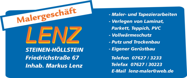 Lenz Malergeschft Steinen