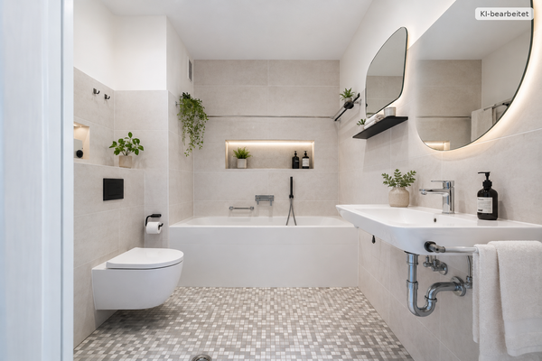 Badezimmer KI-saniert